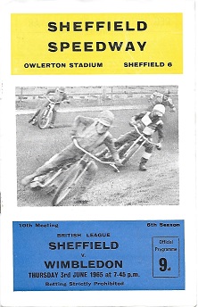 Sheffield v Wimbledon, 3rd June 1965