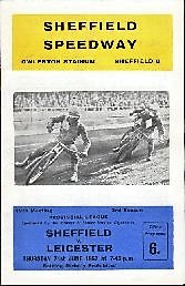 Sheffield v Leicester programme cover