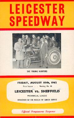 Leicester v Sheffield, 10th August 1962
