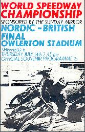Nordic British Final, 14th July 1966