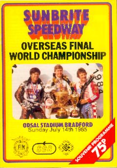 Overseas Final, Odsal, 14th July 1985