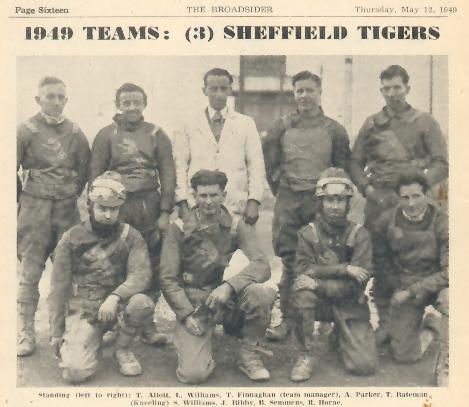 Sheffield team, 1949